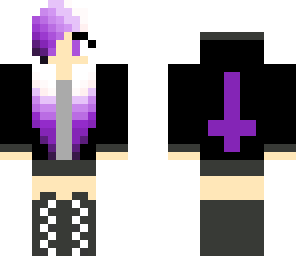emo girl with cross 