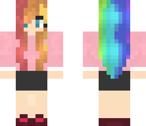 rainbow girl edit