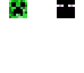 ghost half creeper half enderman