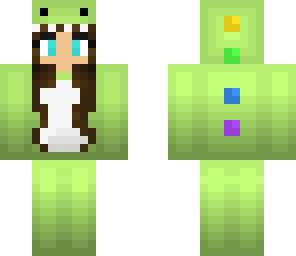 green dino girl