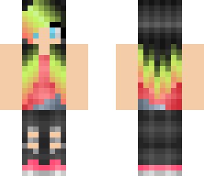 cool rainbow girl