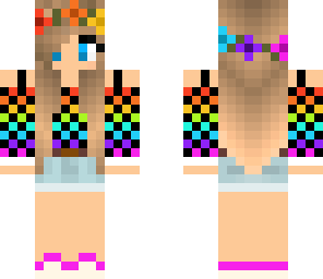 rainbow girl