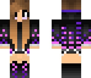 weird endermen girl skin