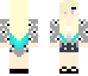 blue hair girl