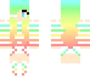 rainbow gamer girl