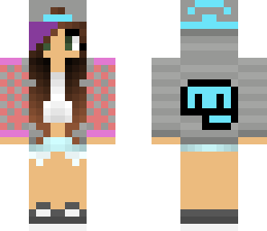 tomboy with purple bangs and 1st skin