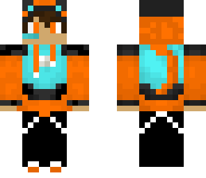 orange lucario hoodie