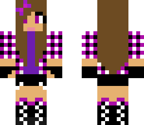 hip hop checkerboard girl