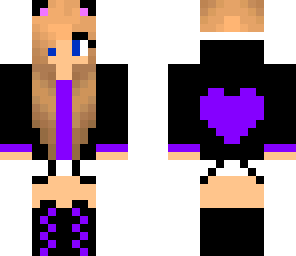edited purple girl