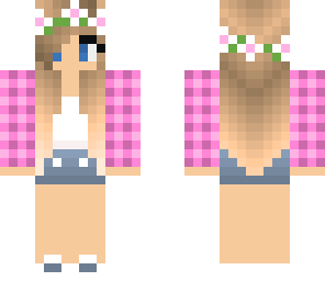 pink farmer girl