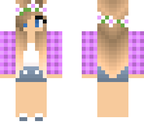 purple farmer girl