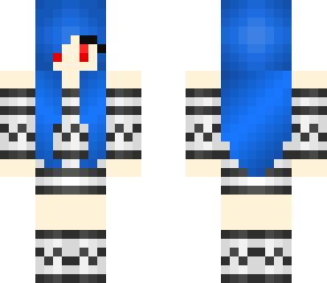 blue girl