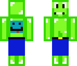 happy green guy