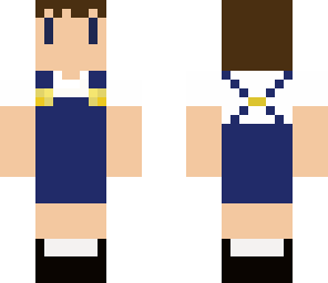 overalls chibi girl