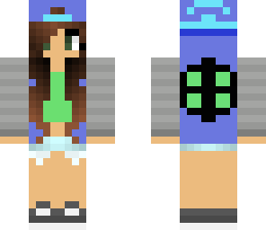 blue girl