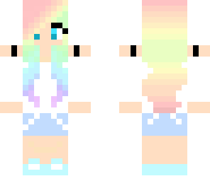 cute rainbow girl