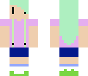 cute suspenders girl