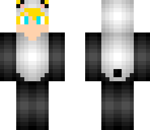 blonde panda boy