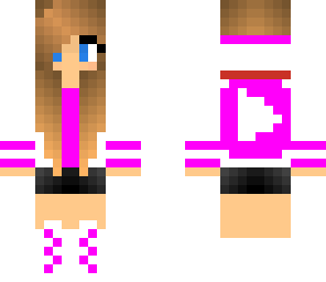 pink youtube skin