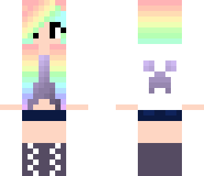 rainbow creeper girl