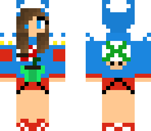 mario game girl with flytrap