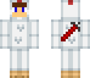 chicken man with sword