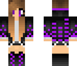 purple beat gamer girl