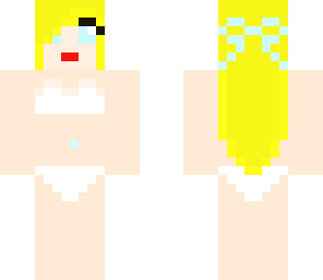 blond in bathing suit