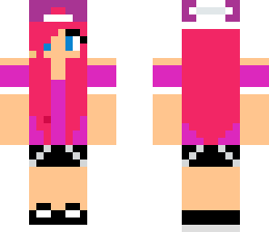 pink sporty girl