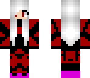 vampire girl in weird suit