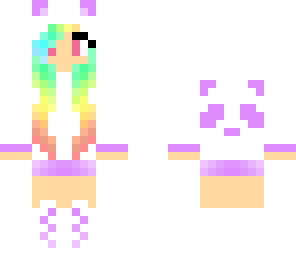 rainbow panda hoodie