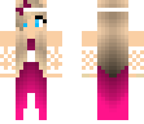 pink dress girl
