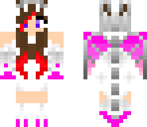pink dragon girl