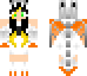 orange dragon girl