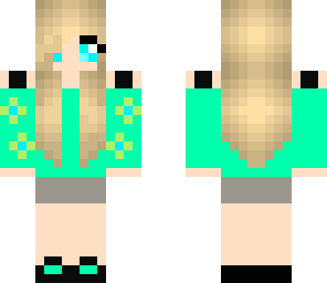 edited mint girl
