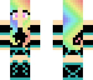rainbow girl