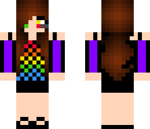 rainbow gamer girl