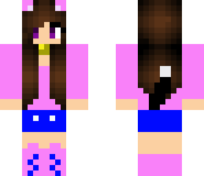 fixed pink cute cat girl