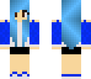 blue girl