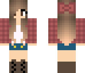 cute tartan girl