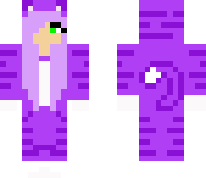 purple tiger girl