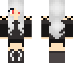 grey and black girl edit