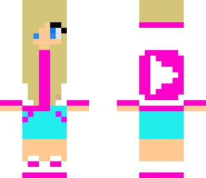 you tube girl in pink