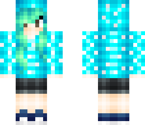 cyan girl