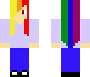 human rainbow dash
