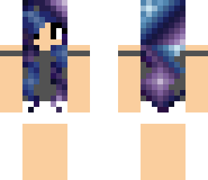 galaxy haired girl