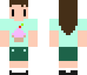flower cutie cupcake  chibi girl
