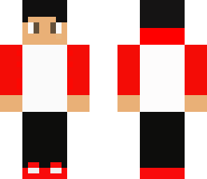 red boy with hoddie