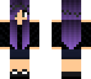 purple hair gothic