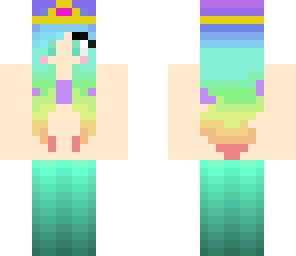 rainbow mermaid edit